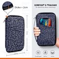 Miniatyrbild 2 av 6: Reseorganisatör för Dokument för Män och Kvinnor, Avancerad RFID-blockering, Flexibel Organisation för Problemfria Resor