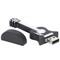 Miniatyrbild 1 av 8: Kreativ Gitarrformad USB-minne, Lätt Att Använda Med Plug And Play-funktion, Premiumlagring För Viktiga Filer, 128GB USB 2.0 Musiknot