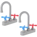 Kitchen Toy Faucet Simulation Play Replacement Faucet Toy for 2 pcs