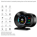 Miniatyrbild 5 av 8: Universal Head Up LCD-display OBD2+GPS Auto HUD-monitor Multifunktionell Projektor