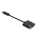 Miniatyrbild 5 av 8: Effektiv USB Typ C till 3,5 mm Ljudadapter för Högupplöst Ljud, Inbyggt DAC-chip Stöder Hi-Res Audio, Var Avslappnad och Effektiv med Snabb