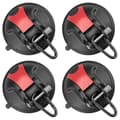 4 PCS Heavy Duty Suction Cup Hooks for Camping, Car, RV, Window - Camping Suction Cup Hooks