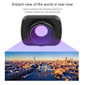Miniatyrbillede 6 af 8: Bærbar vidvinkelobjektiv Magnetisk anamorfisk objektiv til DJI OSMO Pocket1 / Pocket2 tilbehør