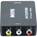 Miniatyrbild 1 av 5: Komposit till HDMI-adapter, din port till modern displayteknik, Plug and Play för sömlös anslutning, Stöd för PAL NTSC säkerställer global användning