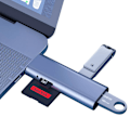 Miniatyrbild 3 av 8: USB C SD-kortläsare i aluminiumlegering, robust dataöverföring med minneskortläsare för snabba överföringar