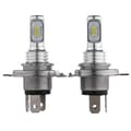 H4 9003 HB2 LED Headlight Bulbs Kit High Beam Low Beam Strong 35W 4000LM 6000K White js