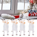 Miniatyrbild 1 av 8: 4 st Getfiguriner Set Gårdsdjur Simulerade Getmodell Leksak Födelsedagspresent Dekoration för Barn