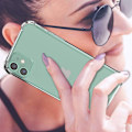 Miniatyrbild 2 av 5: Stötsäkert Bumper Skal för Apple iPhone 11, Ihåligt Bumper Skydd Transparent Skal med Stöd för Trådlös Laddning
