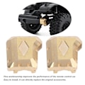 Miniatyrbillede 7 af 8: 2 stk. RC messing bagaksel diff cover modvægt til Traxxas TRX4 1/10 RC bil opgraderingsdele