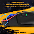 Miniatyrbild 4 av 7: Ergonomisk Gamingmus med Uppladdningsbart Batteri, Programmerbara Knappar för Anpassningsbart Spelande, Bred Kompatibilitet Säkerställer Sömlös Användning