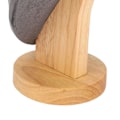Miniatyrbillede 4 af 8: Halskæde Display Holder Log Flannel PU Læder Halskæde Holder Stativ til Butik Grå