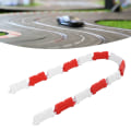 Miniatyrbilde 1 av 8: 50 stk. RC veisperringer 1/18 RC bil drifting racing felt gjerde veisperringer for fjernkontroll bilaccessoarer rød og hvit
