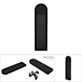 Miniatyrbillede 1 af 2: Universal vandtæt silikonegel displaypanel dæksel til Xiaomi elektrisk scooter M365 (sort)