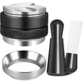 51mm Espresso Kit - Coffee Distributor and Tamper, WDT Tool, Dosing Funnel for Delonghi