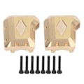Miniatyrbillede 2 af 8: 2 stk. RC messing bagaksel diff cover modvægt til Traxxas TRX4 1/10 RC bil opgraderingsdele