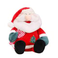 Klassisk jultomte mjukisdjur leksak för barnpresent (röd)