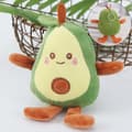e Cartoon Fruit Avocado Plush Toy Keychain Pendant Backpack