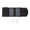 Miniatyrbild 1 av 8: Solpanel för utomhusäventyr, monokristallin högeffektiv lättvikts hopfällbar solcellsladdare med IP65 vattentät funktion och LED-indikator