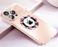 MagSafe Magnetic Phone Case with One-Piece Lens Protector Design for iPhone 16 Plus Pink