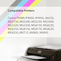 Miniatyrbild 3 av 5: Set med 5 bläckpatroner för att ersätta Canon PGI-525 & CLI-526 Kompatibel/Ej OEM från Go Ink (20 bläckpatroner)
