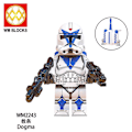 Miniatyrbillede 2 af 4: stk Legion Clone Trooper Army Sæt Mini Captain Rex Jesse Og Echo Star Captain Rex 501 stk Clone Trooper Wars Figurer Klodser