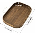 Miniatyrbillede 5 af 5: Foldbart Sofa Armbakkebord i Træ, Robust Sofa Armlænsbakke Organizer, Robust Sofa Armlænsbord til Spisning, Drikkevarer, Snacks, Fjernbetjening{GKS}