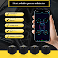 Miniatyrbild 3 av 5: Bluetooth 5.1 Bil TPMS Sensor för Däcktrycksövervakningssystem [YD] 4Pcs