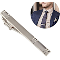 Miniatyrbillede 3 af 3: Herre Formel Stil Slipsenål, Simpel Sølv Metal Legering Slipsenål, Slipsenål, Spænde, Clips, Forretning, Bryllupsdragt, Nytårsgave, Holdbar