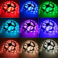 Miniatyrbild 7 av 9: Flexibel 10m RGB LED-remsa / Ljusslinga / LED-remsa Bluetooth APP Multicolor multifärg