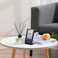 Miniatyrbild 2 av 5: Inomhus- och utomhustermometer, inomhus- och utomhus-hygrometer barometertermometer, digital klockalarm med utomhussensordisplay[YD]