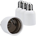 Miniatyrbilde 1 av 4: 4x Sokkeladapter - E27 til E40 Sokkelkonverter - E40 Base Lampeholderadapter For Halogen LED-pære