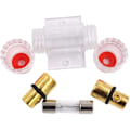 Miniatyrbillede 2 af 2: 2 stk. Inline sikringsholder, 60A sikringsholder, bilstereo strømsikkerhedsbeskytter til bilstereo alarmforstærker kompressor