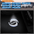 Pikkukuva 2 / 5: Ovien valaistus Volvolle XC90 XC60 XC40 S90 S60 V90 V60 - Tervetuloa-valo LED-logoprojektorilla (tyyppi A -logo)