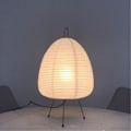 Miniatyrbild 5 av 5: Japansk rispapperslykta LED bordslampa vardagsrum sovrum sängbord studierum hotell hemvistelse stativ