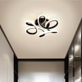 Miniatyrbild 3 av 5: LED Taklampa, Modern Böjd Design Taklampa för Hall, Balkong, Kök, Badrum, Sovrum, 30W Vit Ljus (Vit