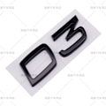Miniatyrbilde 1 av 11: D2 D3 D4 D5 D6 D7 D8 merke egnet for Volvo modifisert bilvolum bak digital engelsk[YD] D3-Black