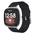 Miniatyrbillede 1 af 4: Canvas rem Fitbit Versa 3/Sense Sort