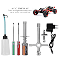 Pikkukuva 8 / 8: RC Nitro Starter Kit Hehkutulpan Sytytin Laturilla RC Kuorma-autolle Buggy Autolle HSP redcat (EU Pistoke){YD} 0.3