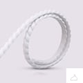 Miniatyrbilde 1 av 5: 3m hvit selvklebende vegglist - fleksibel list - taklist - for skap/speilramme/tak/skap/vegg
