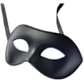 Miniatyrbilde 2 av 5: 2* Maske, Svart Matt Klassisk Stil Venetiansk Maske, Maskerade, Burlesque Ball Party (Svart One Size)