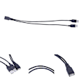 Pikkukuva 3 / 5: Usb A naaras - kaksoisurossovitin, tyypin A latauskaapeli kaksisuuntainen jakaja