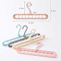Miniatyrbillede 3 af 5: 8-pak multifunktionelle pladsbesparende smarte bøjler - 9 slidser - Inn{DH}