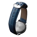 Miniatyrbillede 3 af 3: Herre Luksus Mode Imiteret Læder Blå Ray Glas Quartz Analog Armbåndsure, Voksen, Unisex