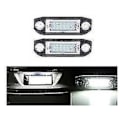 Miniatyrbild 4 av 4: 1 par LED-skyltbelysning för Volvo C70 S40 S60 S80 V50 V60 V70 Xc60 Xc70 Xc90-WELLNGS