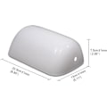 Miniatyrbillede 4 af 5: Lampeskærm til skrivebordslampe hvid 22,5 cm lampeskærm erstatningsglas lampe glas til banklampe Bordlampe skærm til skrivebordslampe