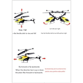 Pikkukuva 4 / 5: RC-helikopteri, kauko-ohjattava helikopteri gyrolla ja LEDillä, 3,5 kanavaa, mini-leluhelikopteri kaukosäätimellä lapsille ja aikuisille【mo】