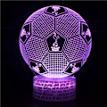 Miniatyrbilde 6 av 8: Fotball nattlampe