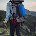Miniatyrbillede 7 af 7: 1 STK Soveposer til voksne, enkelt voksen kuvertsovepose til 3 sæsoner letvægts camping vandreture Blue