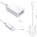 Miniatyrbild 3 av 4: USB-adapter för iPhone till USB iOS OTG-kabel för iPhone iPad, USB-kameraadapter för iPhone, stöder {DH}