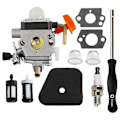 Miniatyrbillede 1 af 5: Fs110 Fs110r Fs130 Fs130r Karburator Til C1q-s174 Fs90 Fs90r Ht101 Fs100 Km110r Km130 Hl100 Ht100 F【mo】 As shown